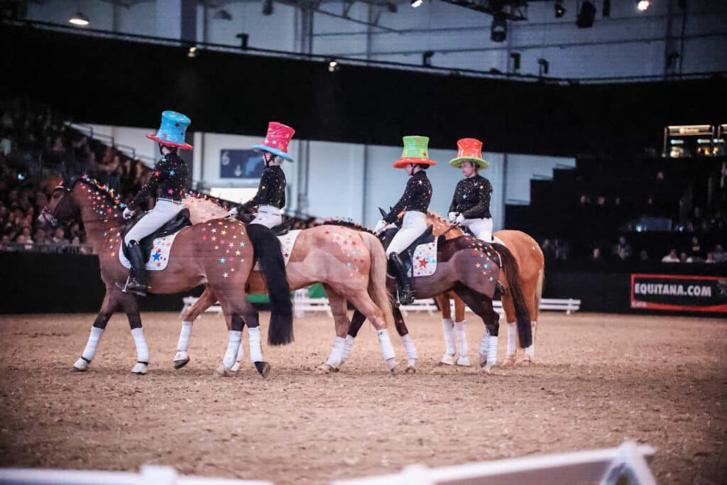 Equitana2023 90 1 Equitana Essen 2023 - Pony-Quadrille startet beim Show Cup der Uelzener Versicherungen
